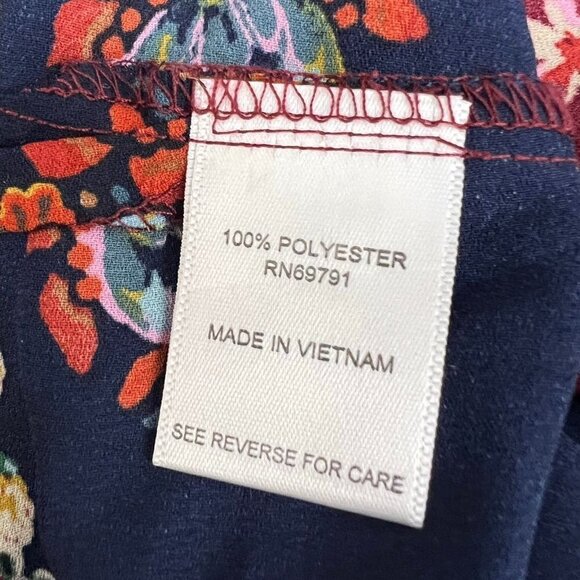 DressBarn Multi Color Button Front Shirt Blouse Size 2X - Picture 6 of 6